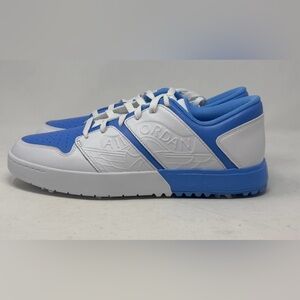 Air Jordan Mens 4.5 Retro 1 G Golf Shoes ‘UNC’ White/University Blue FZ4153-101